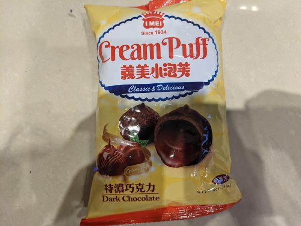 Chocolate Cream Puff