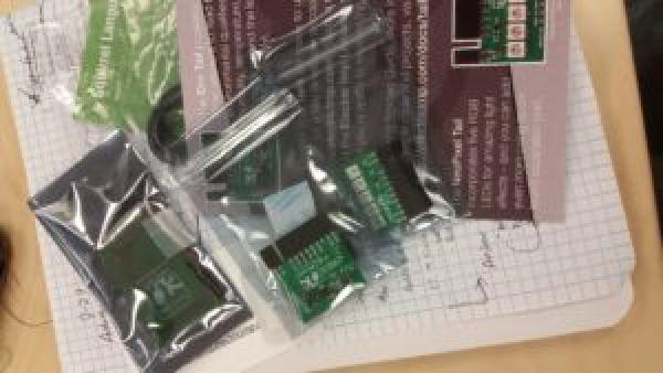 Hardware "imps," small pre-built circuitboards with sensors and easy-to-use ports. 