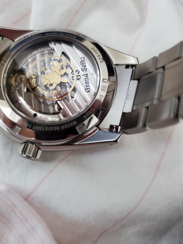 Grand Seiko SBGA413 caseback