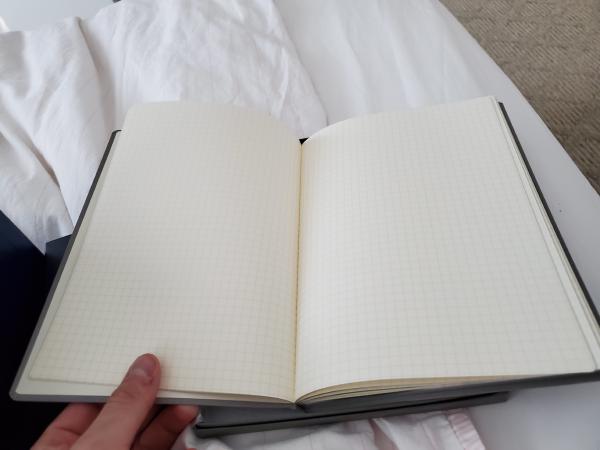 Grand Seiko notebook open