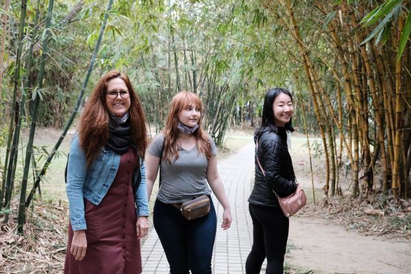 Colette, Tammy, and Mom at Daan Park