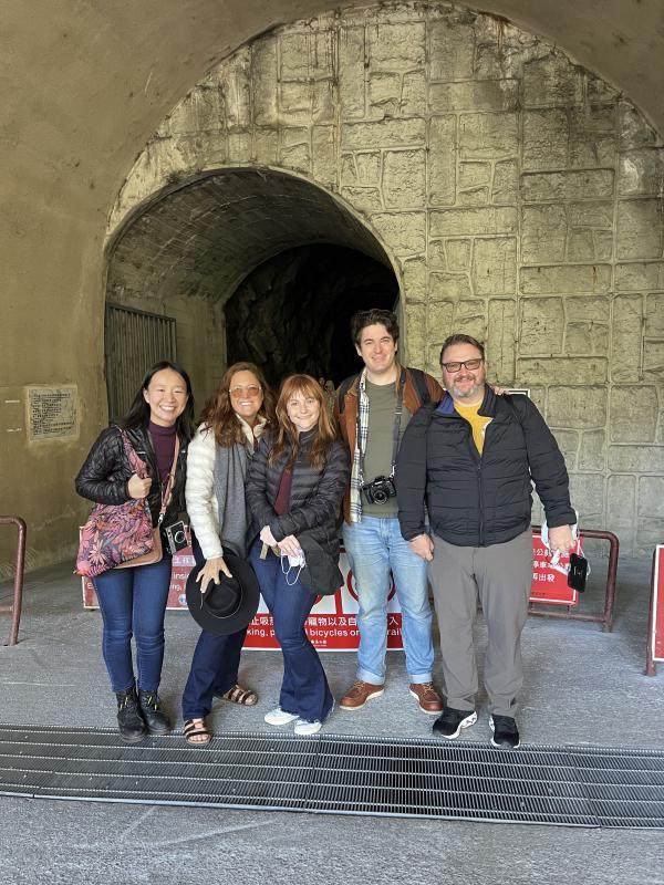 Tunnel at the entrance of baiyang trail