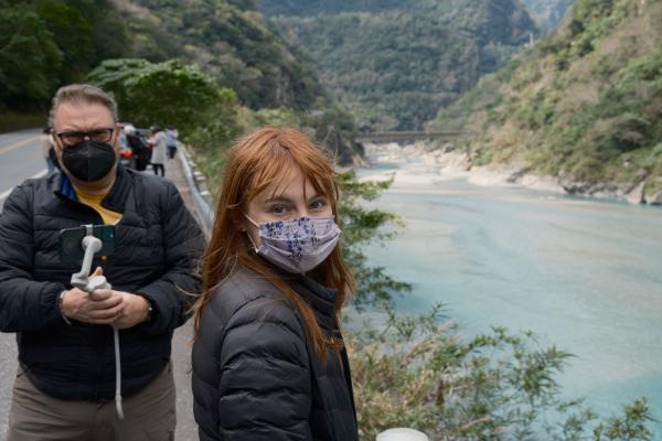 Colette in taroko gorge