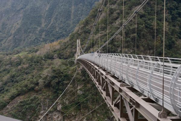 Pedestrian bridge in Taroko