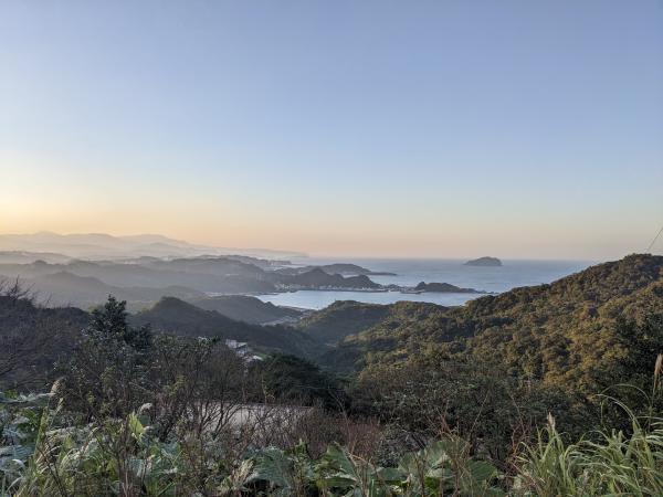 The sunset from Jiufen