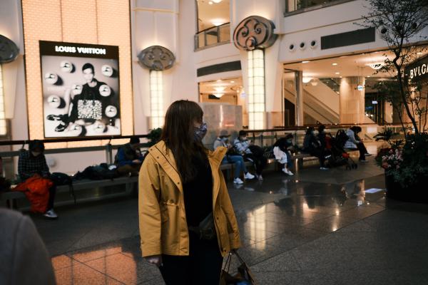 Colette in the Taipei 101 mall