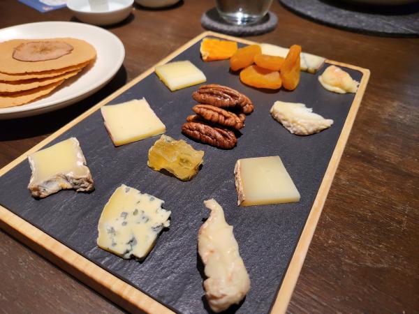 The cheese plate