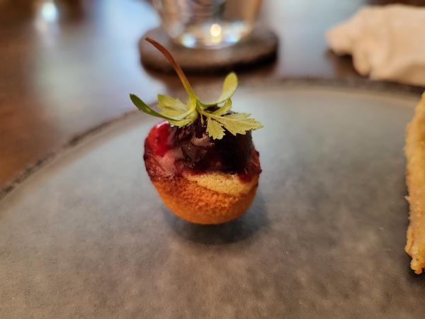 The bitter cherry dish