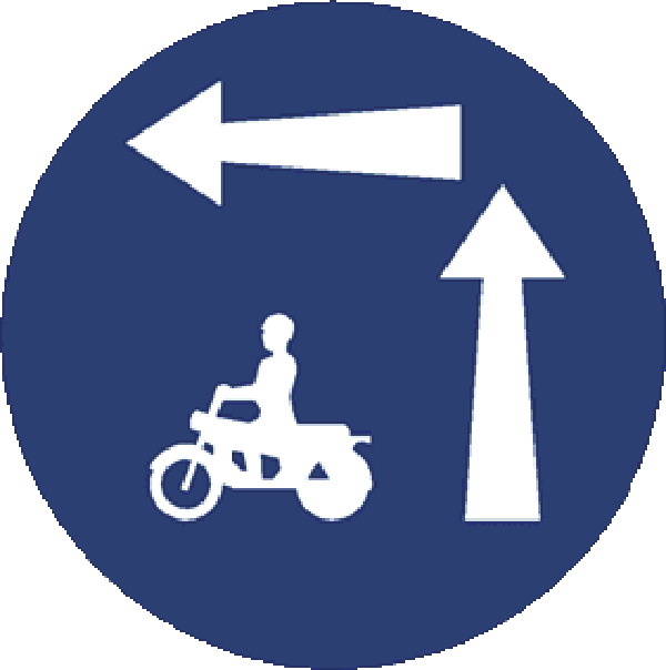 Taiwanese hookturn sign