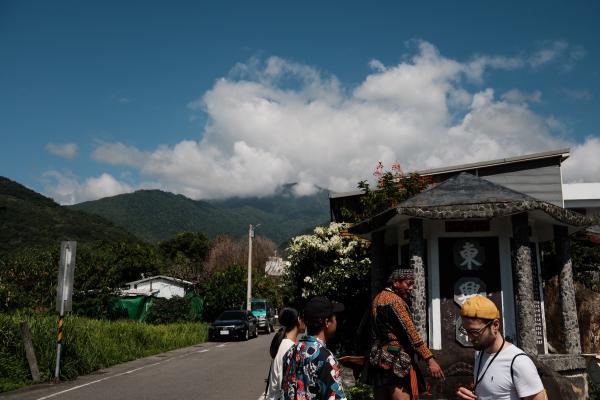 The mountains around the tribe